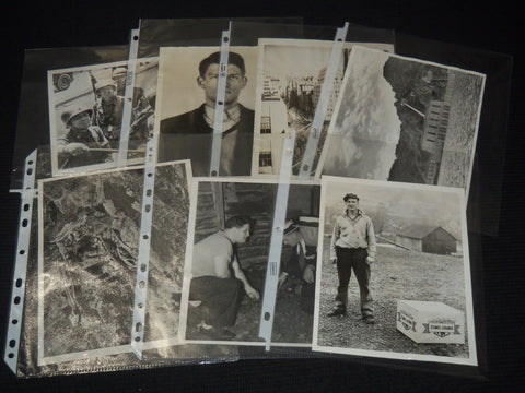 1938-1949 ORIGINAL WIRE PHOTOS - LOT OF 7 PHOTOS - #115