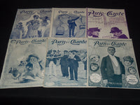1905 PARIS QUI CHANTE REVUE ILLUSTREE MAGAZINE LOT OF 30 ISSUES - O 3442B