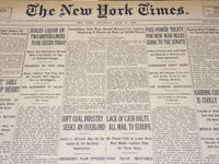 1923 JUNE 23 NEW YORK TIMES - LEVIATHAN SETS NEW SPREAD RECORD - NT 8727