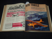 1940 JANUARY-DECEMBER AIR TRAILS MAGAZINE BOUND VOLUME - NICE COVERS - KD 3351O