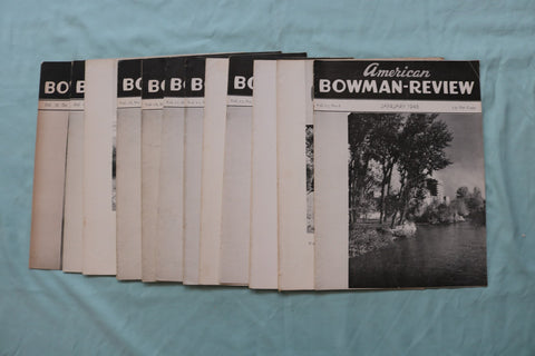 1948 AMERICAN BOWMAN-REVIEW MAGAZINE - COMPLETE YEAR - LOT OF 12 - O 3754