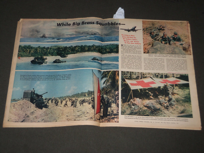 1949 MAY 15 SUNDAY MIRROR MAGAZINE SECTION - ESTHER WILLIAMS COVER - J 2930