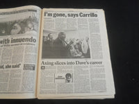 1991 OCTOBER 31 NEW YORK DAILY NEWS NEWSPAPER - DR. EMILIO CARRILLO - NP 5883