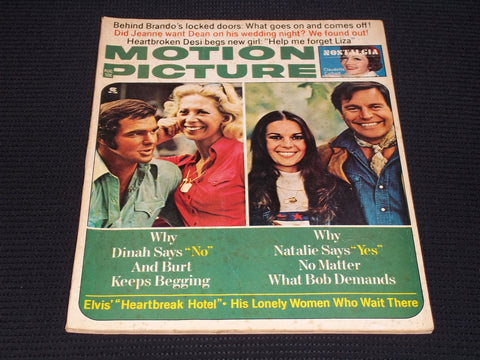 1973 AUGUST MOTION PICTURE MAGAZINE - NATALIE WOOD & ROBERT WAGNER - E 16162