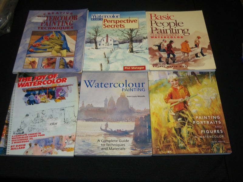 1980'S-2000'S ASSORTED WATERCOLOR PAINTING ART BOOKS LOT OF 20 - KD 51B