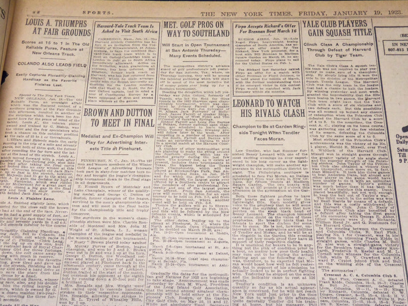 1923 JANUARY 19 NEW YORK TIMES - SINCLAIR REFUSES RECORDS TO SENATE - NT 7908