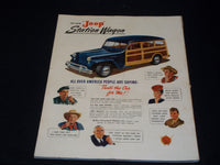 1947 JANUARY HOLIDAY MAGAZINE - CALIFORNIA NICE FRONT COVER - E 1251