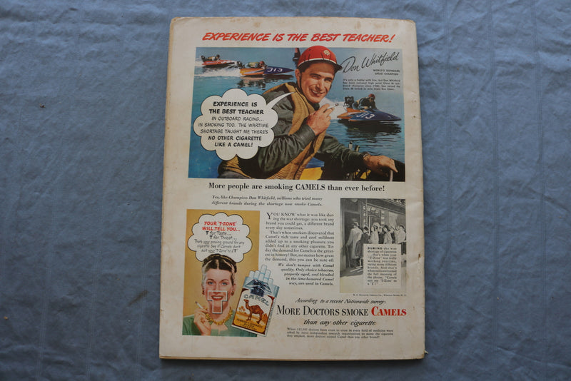 1947 JULY OUTDOOR LIFE MAGAZINE - FISHING HOOKS COVER - SP 6182P
