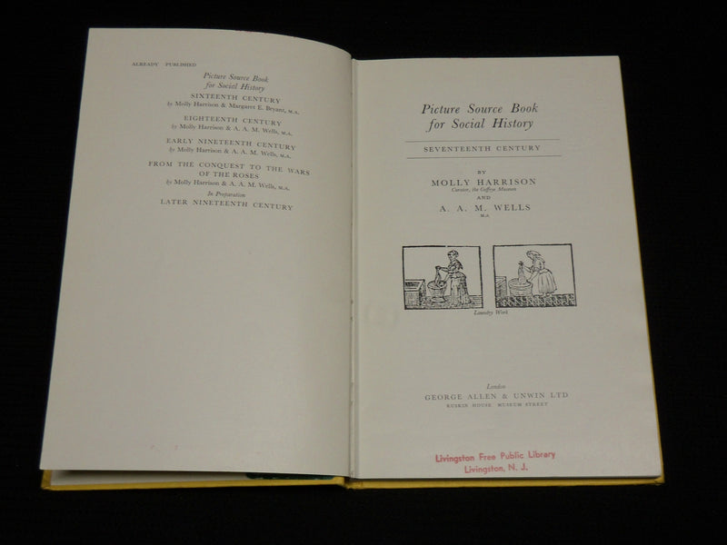 1959-1961 PICTURE SOURCE BOOK LOT OF 3 - 17TH, 18TH & 19TH CENTURIES - KD 3409N