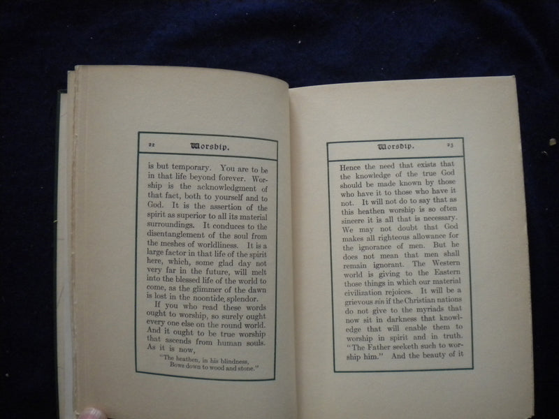 1902 THE SPIRITUAL LIFE HARDCOVER BOOK BY O. A. KINGSBURY - KD 8109
