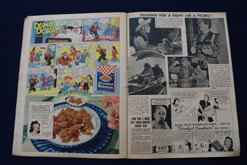 1940 JUNE 16 SUNDAY NEWS PICTURE NEWSPAPER - SHIRLEY ROSS - BASEBALL - E 22710