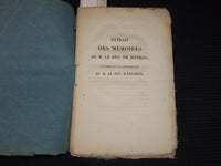 1823 OCTOBER EXTRAIT DES MEMORIES DE M. KLE DUC DE ROVIGO FRENCH BOOK - K 88