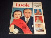 1952 MARCH 11 LOOK MAGAZINE - VIVIEN LEIGH & FREDRIC MARCH FRONT COVER - E 20351
