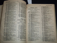 1909 NEW ENGLAND TELEPHONE & TELEGRAPH CO. WEST CENTRAL PHONE BOOK - J 8817