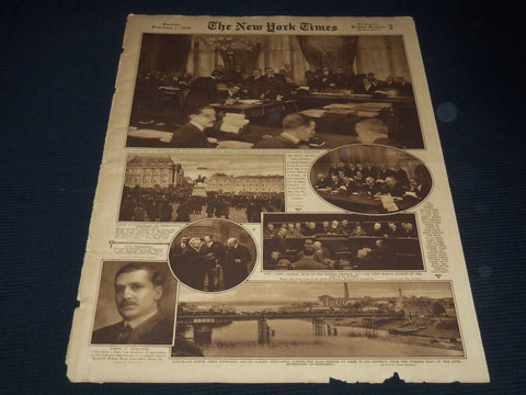 1920 FEBRUARY 1 NEW YORK TIMES PICTURE SECTION - WORLD WAR I ENDS - NT 9502