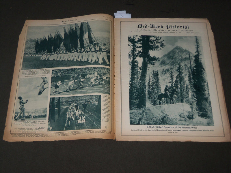 1931 AUGUST 15 MID-WEEK PICTORIAL MAGAZINE SECTION - MR & MRS. LINDBERGH- J 3249