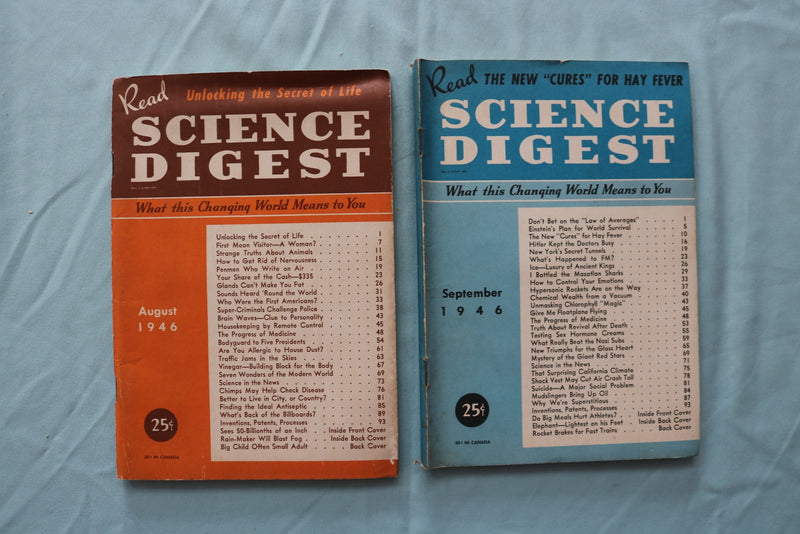1938-1947 SCIENCE DIGEST MAGAZINE - LOT OF 10 - O 3940