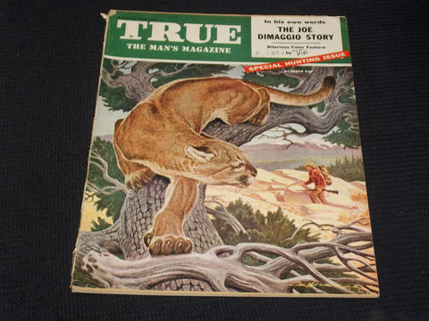 1954 OCTOBER TRUE MAGAZINE VERY NICE MAN'S COVER & ISSUE - E 3681
