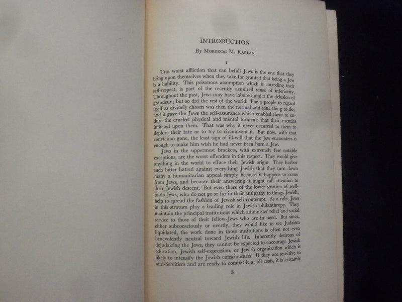 1936 THE JEWISH RECONTRUCTIONIST PAPERS HARDCOVER BOOK-MORDECAI KAPLAN - KD 8937