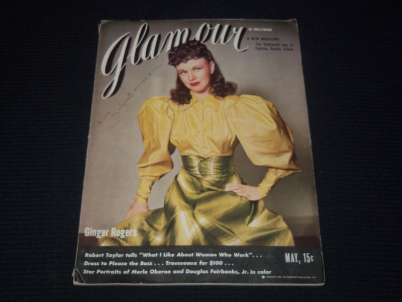 1940 MAY GLAMOUR OF HOLLYWOOD MAGAZINE - GINGER ROGERS COVER - E 16118