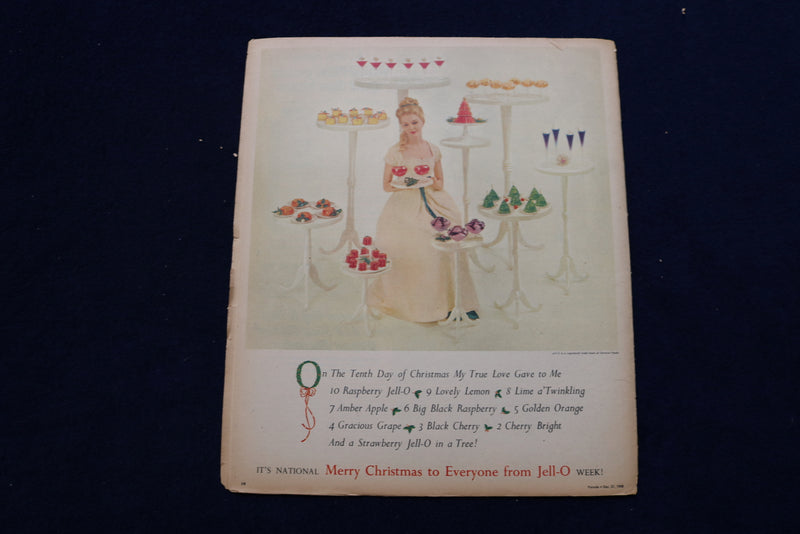 1958 DECEMBER 21 PARADE MAGAZINE - BURL IVES COVER - E 22358