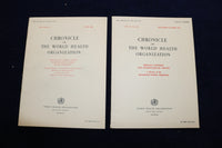 1955-1958 CHRONICLE OF THE WORLD HEALTH ORGANIZATION - LOT OF 15 - O 3360