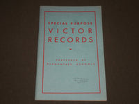 1940'S SPECIAL PURPOSE VICTOR RECORDS CATALOG - ELEMENTARY SCHOOL - J 2456