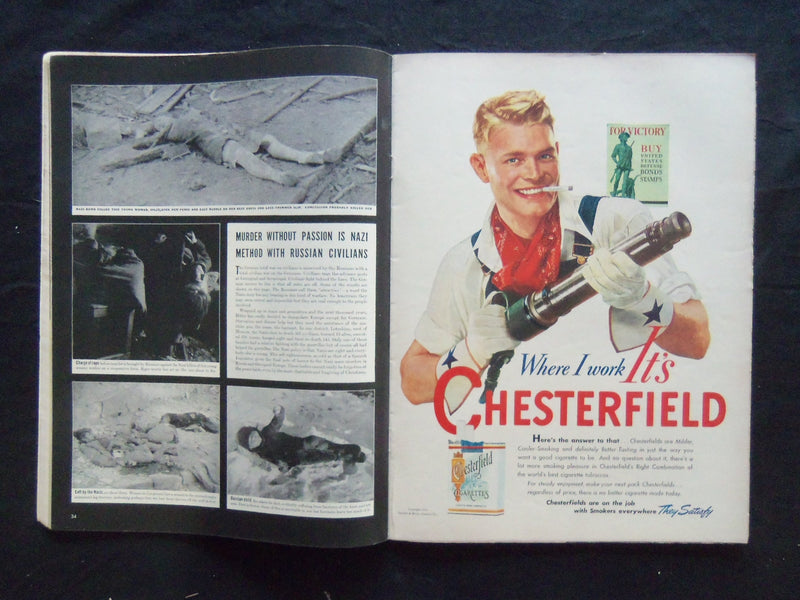 1942 JUNE 29 LIFE MAGAZINE - USO VICTORY BELLE - L 293