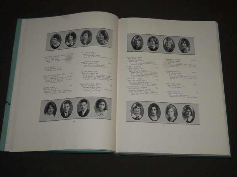 1928 THE EMBLEM CHICAGO NORMAL COLLEGE YEARBOOK + SUPPLEMENT - YB 915