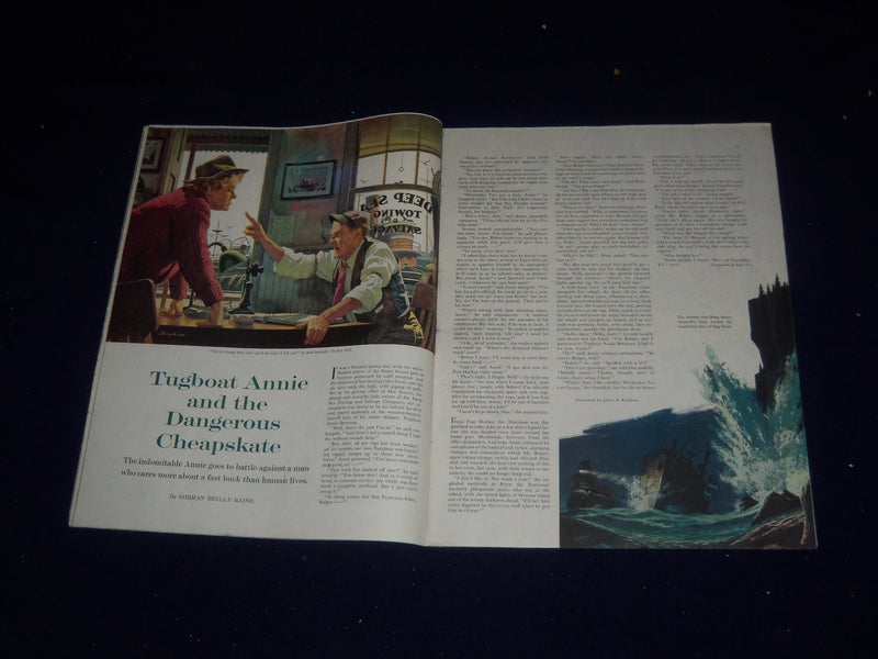 1957 AUGUST 24 THE SATURDAY EVENING POST MAGAZINE - ILLUSTRATED COVER - SP 5670