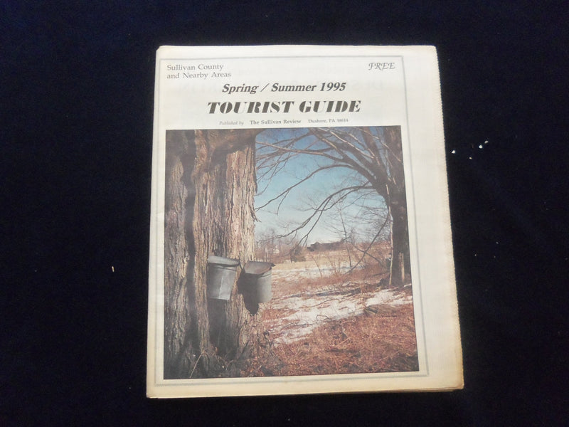 1990-1998 SULLIVAN COUNTY (PA) COUNTY TOURIST GUIDE - LOT OF 5 - NP 6220
