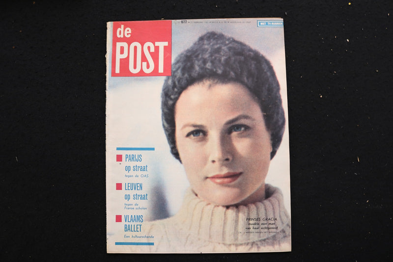 1962 FEBRUARY 25 DEPOST MAGAZINE - GRACE KELLY COVER - E 25819