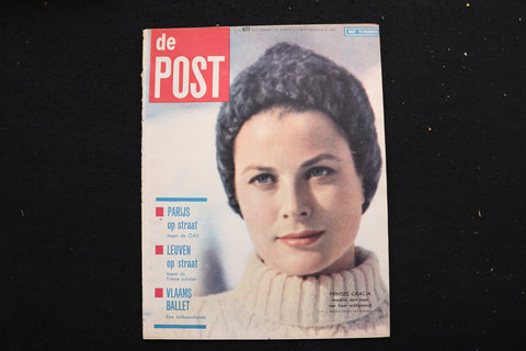 1962 FEBRUARY 25 DEPOST MAGAZINE - GRACE KELLY COVER - E 25819