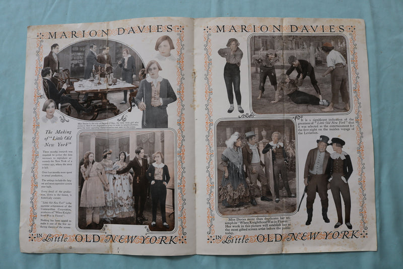 1923 IN LITTLE OLD NEW YORK - MARION DAVIES PROMO BOOK - SOFTCOVER - K 2546