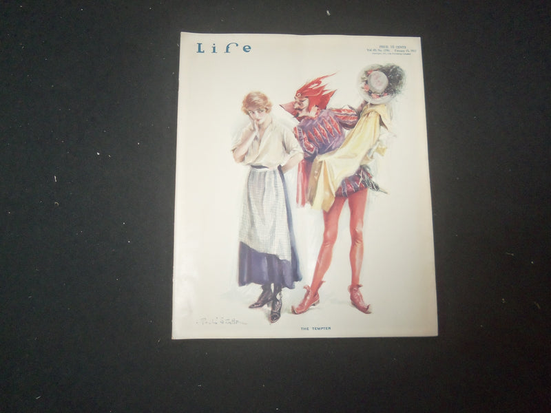 1917 FEBRUARY 15 LIFE MAGAZINE - THE TEMPTER - L 764S