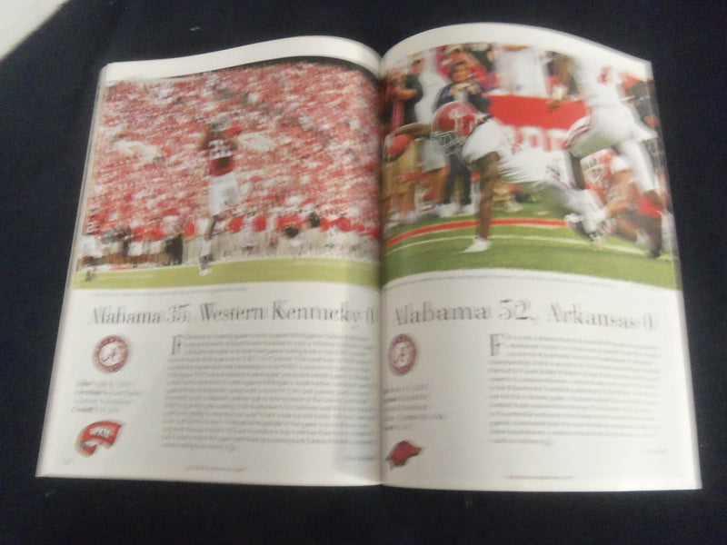 2013 CRIMSON MAGAZINE - NATIONAL CHAMPIONSHIP - UNIVERSITY OF ALABAMA - SP 1221V