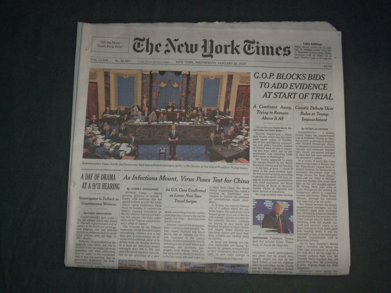 2020 JANUARY 22 NEW YORK TIMES-COP BLOCKS BIDS TO ADD EVIDENCE AT START OF TRIAL