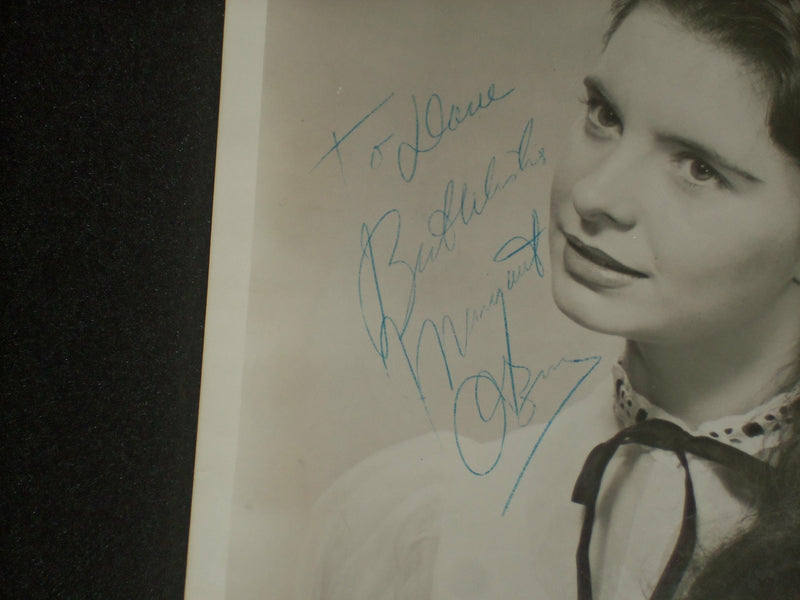 1950'S MARGARET O'BRIEN AUTOGRAPHED 8X10 PHOTOGRAPH - J 6251