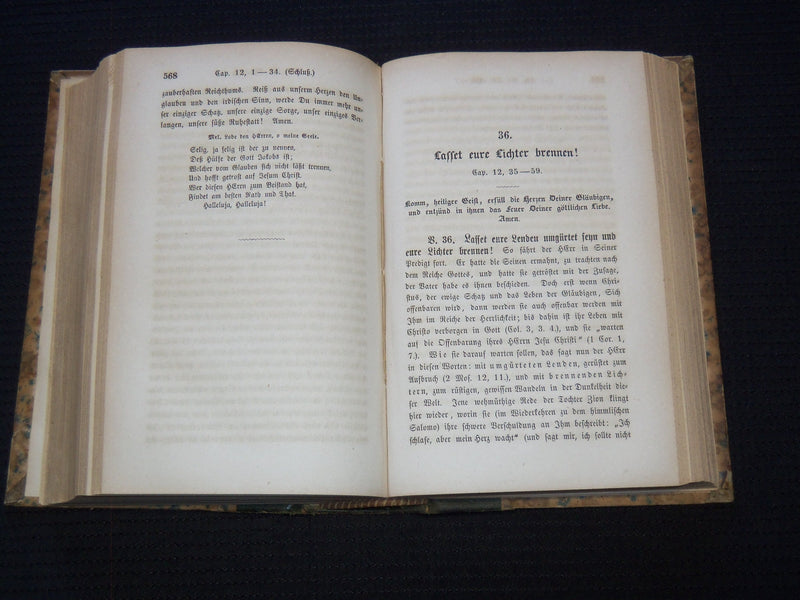 1860-1864 BESSER'S BIBELSTUNDEN VOLUME 1 & 2 - GERMAN - KD 7822