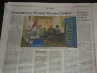 2021 JANUARY 16-17 THE WALL STREET JOURNAL -VIRUS VARIANT MOVING RAPIDLY IN U.S.