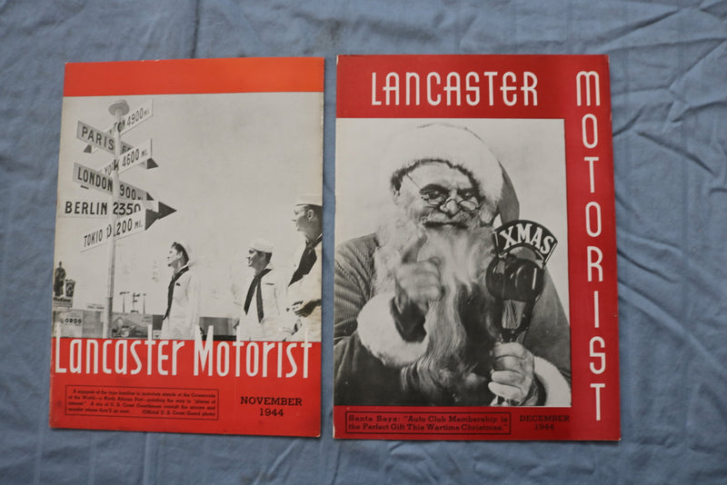 1942-1944 LANCASTER MOTORIST MAGAZINE - LOT OF 18 - O 3736