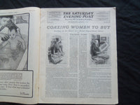 1911 JANUARY 7 THE SATURDAY EVENING POST MAGAZINE - ILLUSTRATED COVER - SP 613