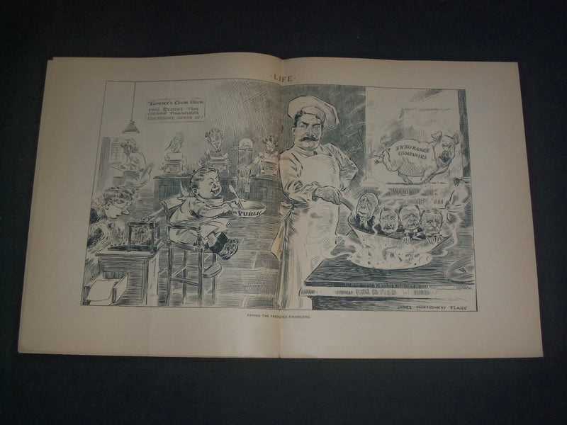 1905 JANUARY 12 LIFE MAGAZINE - NICE ILLUSTRATIONS, ADS & STORIES - B 6212