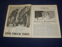 1919 FEBRUARY 22 COLLIER'S MAGAZINE -PEACE OF BOLSHEVISM BY M. SULLIVAN- ST 6752