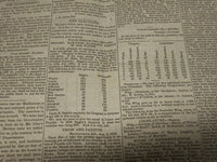1843 AUGUST 14 THE DAILY MADISONIAN NEWSPAPER - JOHN TYLER -WASHINGTON- NP 3877G