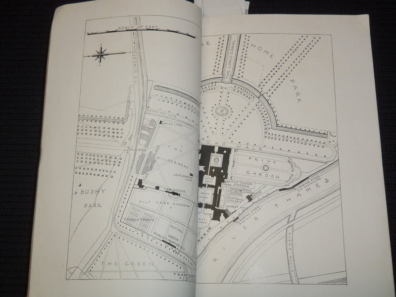 1934 HAMPTON COURT PALACE GUIDE BOOK - PALACE & GARDENS - J 9532