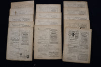 1895-1897 THE TRINITY TABLET MAGAZINE - LOT OF 14 - O 3432