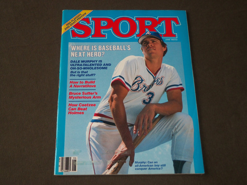 1984 JUNE SPORT MAGAZINE - DALE MURPHY COVER - CW 416