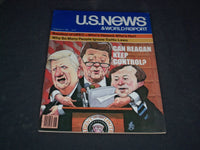 1983 FEB 7 U.S. NEWS & WORLD REPORT MAGAZINE- CAN REAGAN KEEP CONTROL? -SP 6332