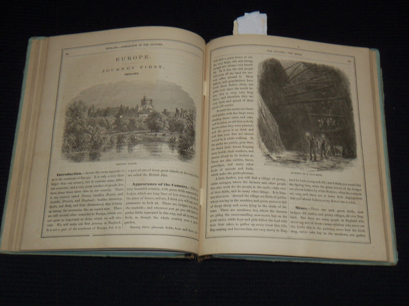 1872 GUYOT'S INTRODUCTION TO GEOGRAPHY - GREAT COLOR MAPS - KD 7978